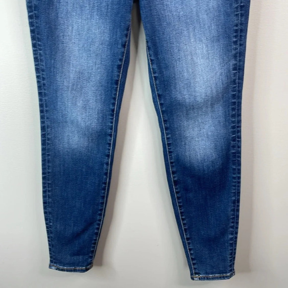 AMERICAN EAGLE Curvy Hi-Rise Jegging Jeans Blue Dark Wash Denim Stretch Size 6 - Picture 4 of 12